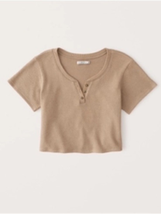 Abercrombie & Fitch Pants - Abercrombie & Fitch Waffle Lounge Wide Leg Pants and Henley Tee Set